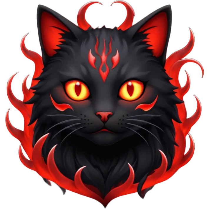 cat hades has death powers emoji