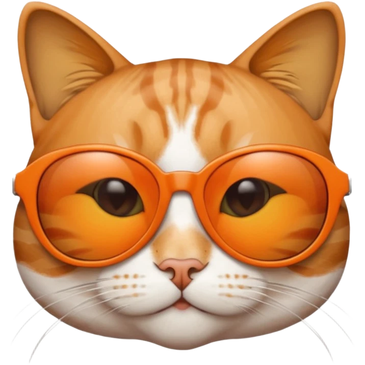 Cat wearing sunglasses emoji
