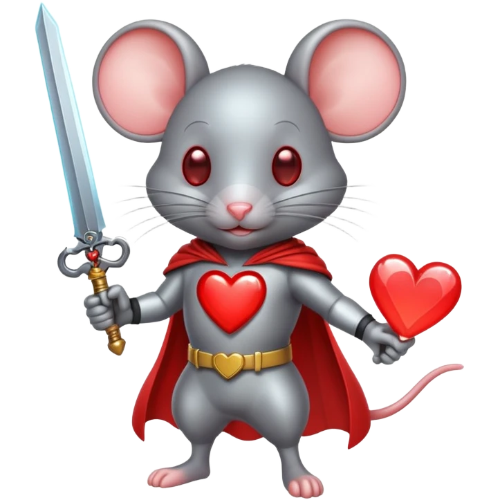 🐭🦸🔑🗡️✨❤️ emoji