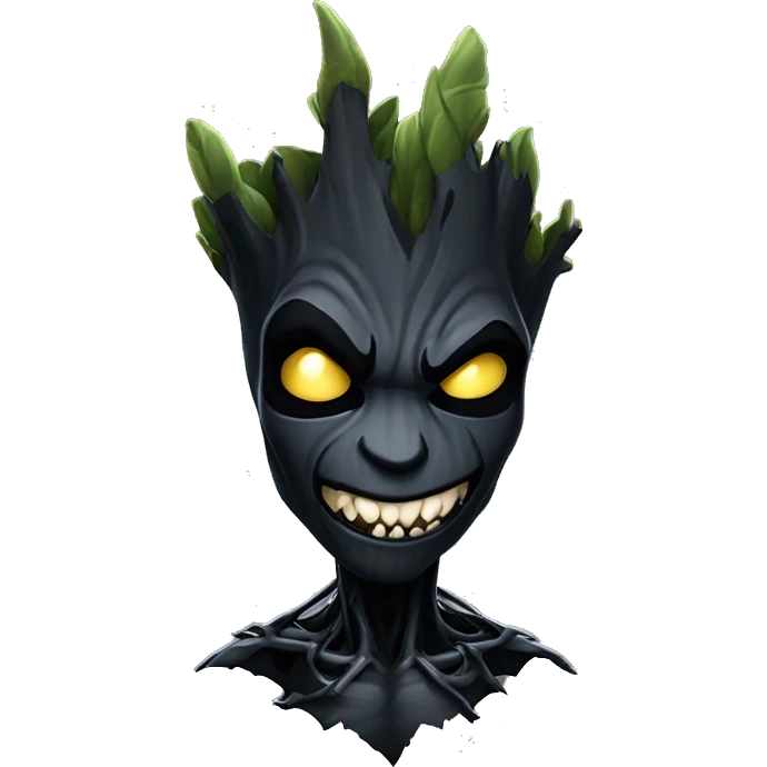 Venom groot dark emoji