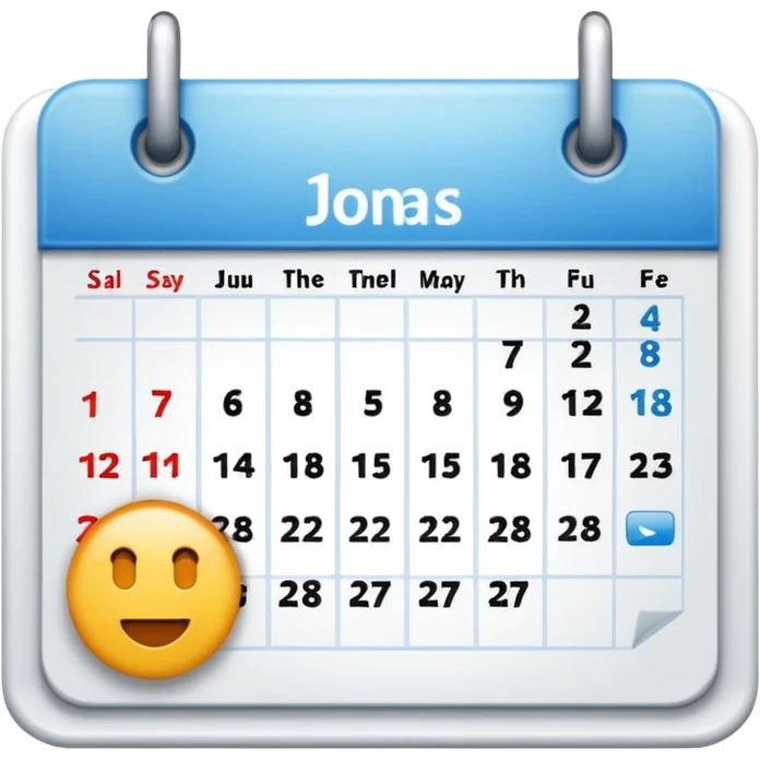 calendar of the day emoji