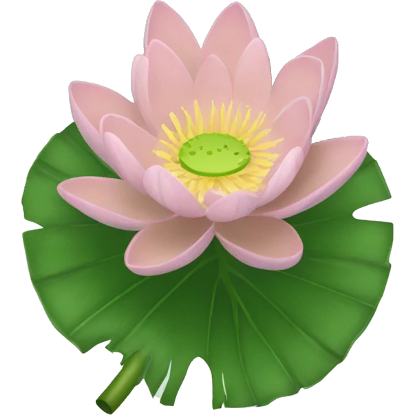 emoji of Giant Water Lily mixed with fern emoji