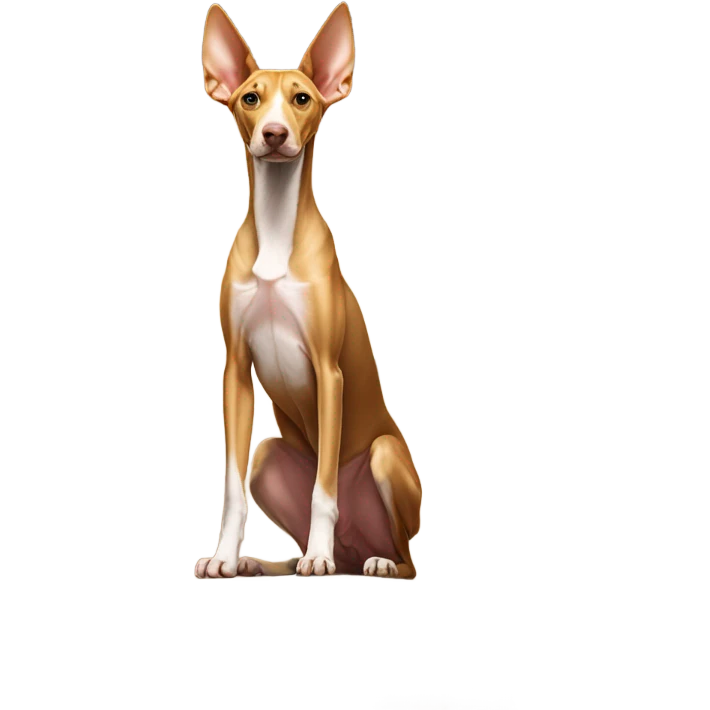 Egyptian pharaoh hound on a pyramid top emoji