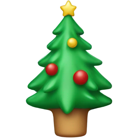 Christmas tree toy emoji