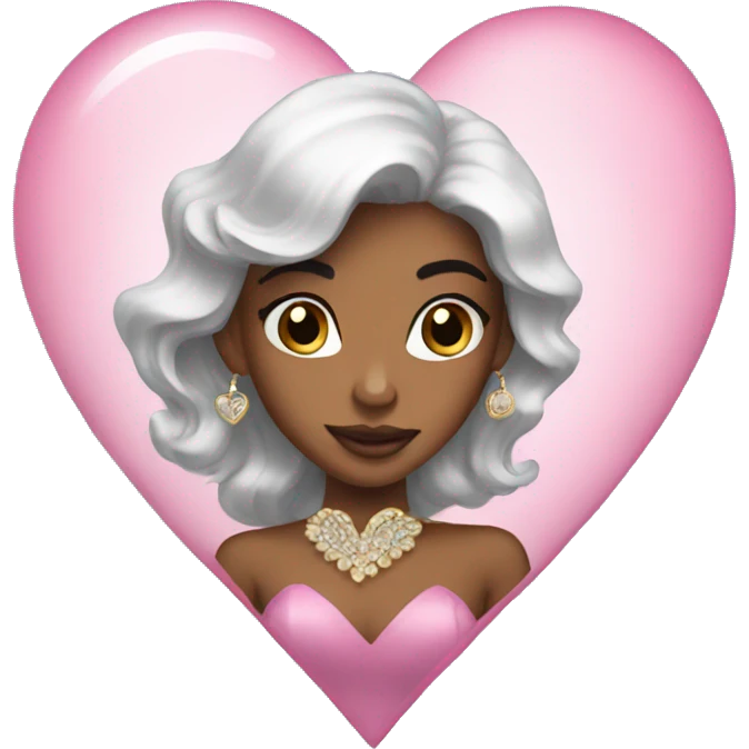 Glamour heart emoji