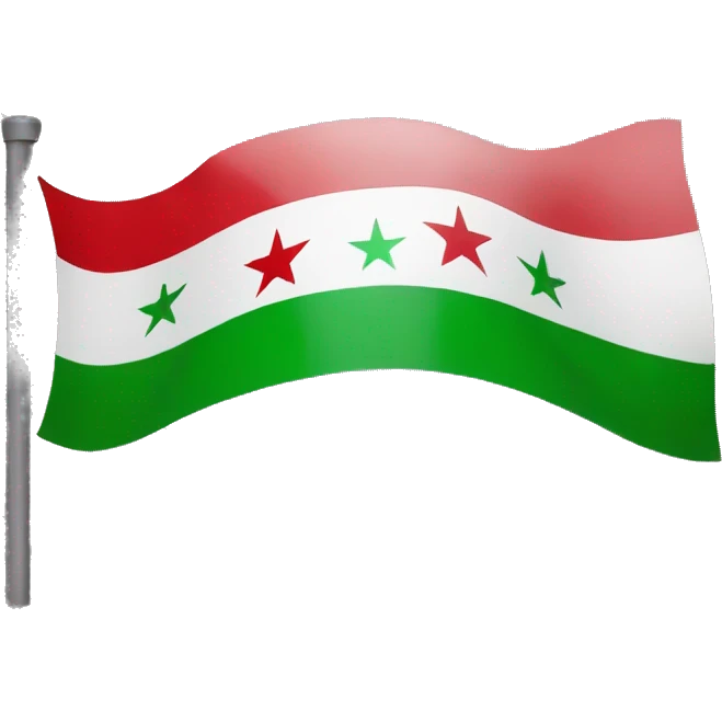 Free syria flag emoji