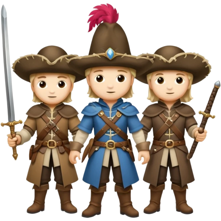 3 musketeers emoji