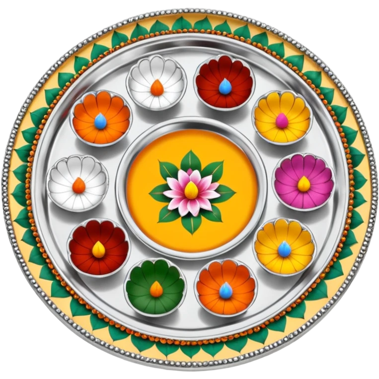 Tamil nadu Pooja thali emoji