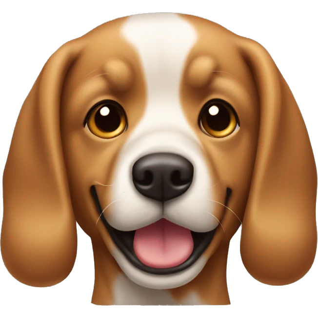 Cachorro caramelo por completo emoji