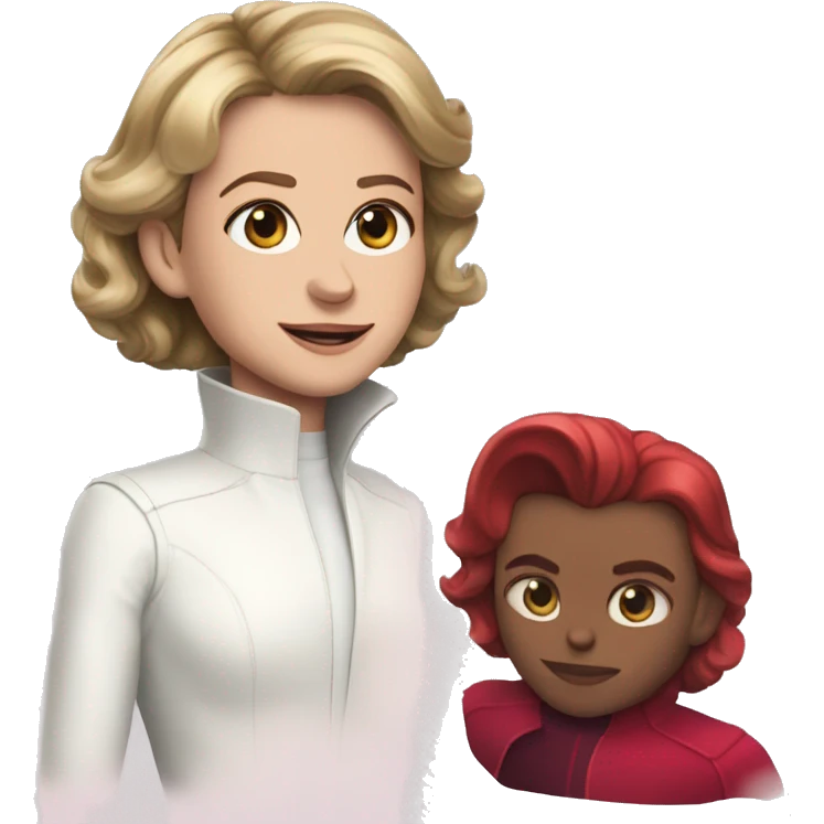 emmanuel macron as wanda maximoff emoji