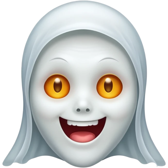 Fantôme qui fait un clair d’œil  emoji