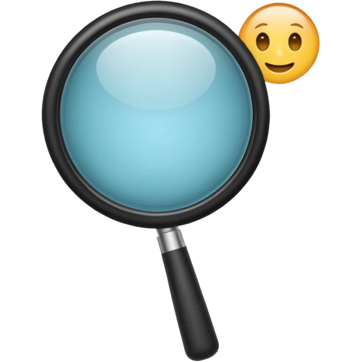 magnification glass emoji