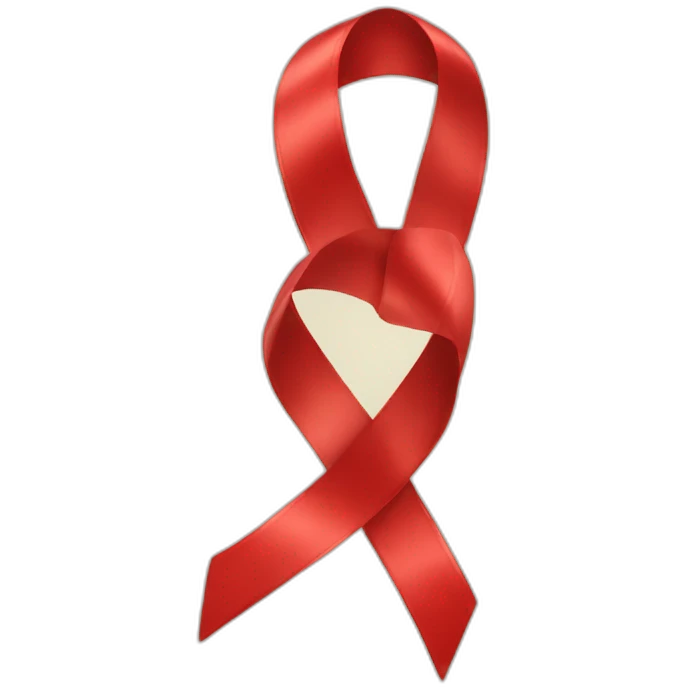 red ribbon emoji