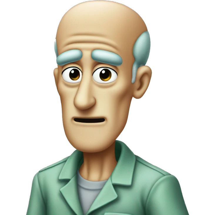 Handsome squidward  emoji