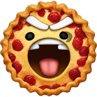 Angry pi emoji