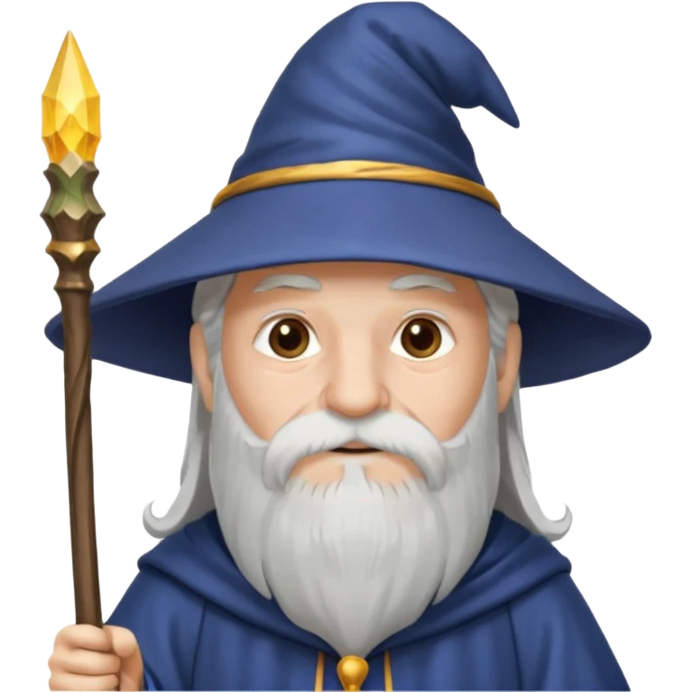 old wizard with staff emoji