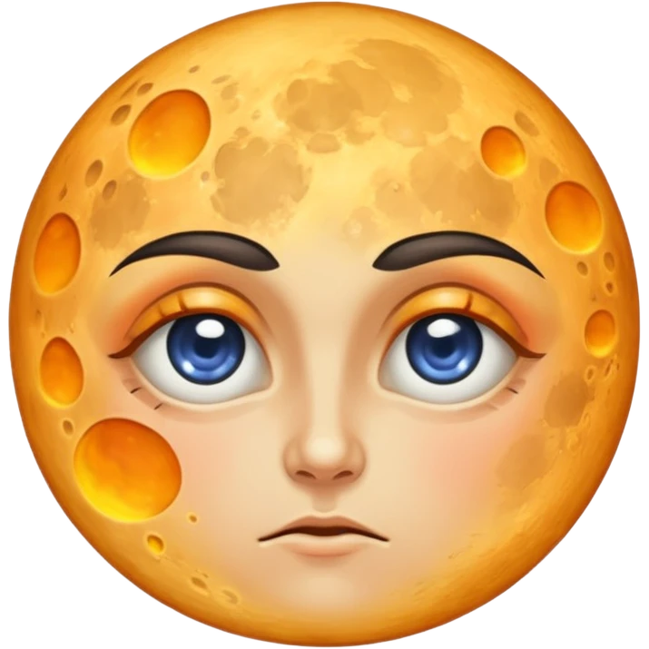 moon burned eyebrows alchemy accident emoji