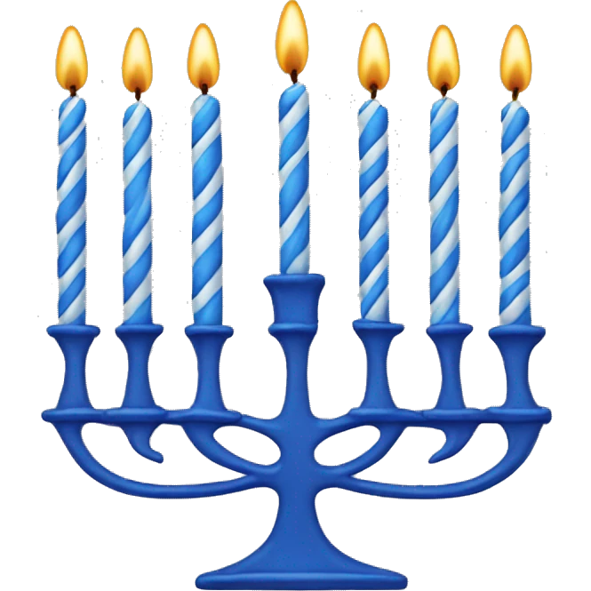 Hanukkah candles ￼ emoji