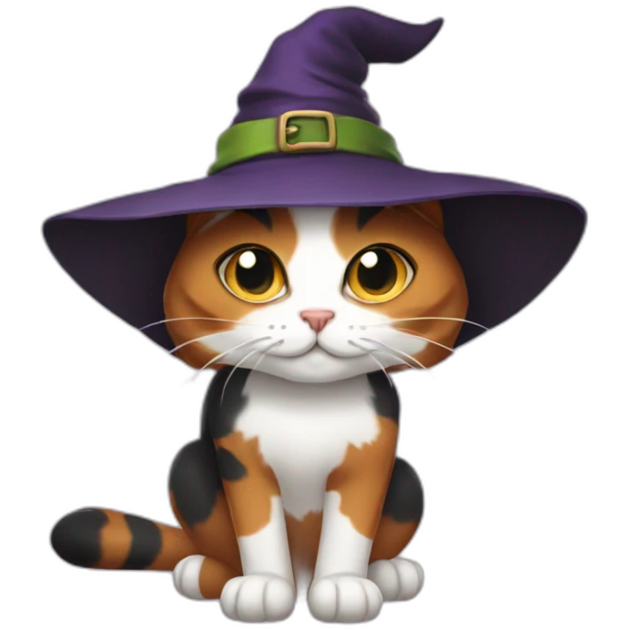 witch calico cat emoji
