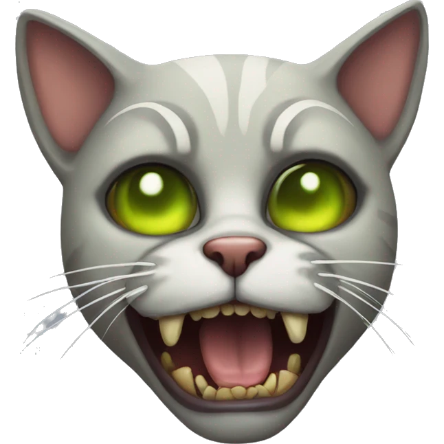 Cat zombie emoji