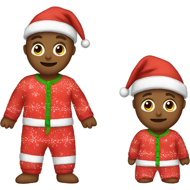 Christmas pjs  emoji