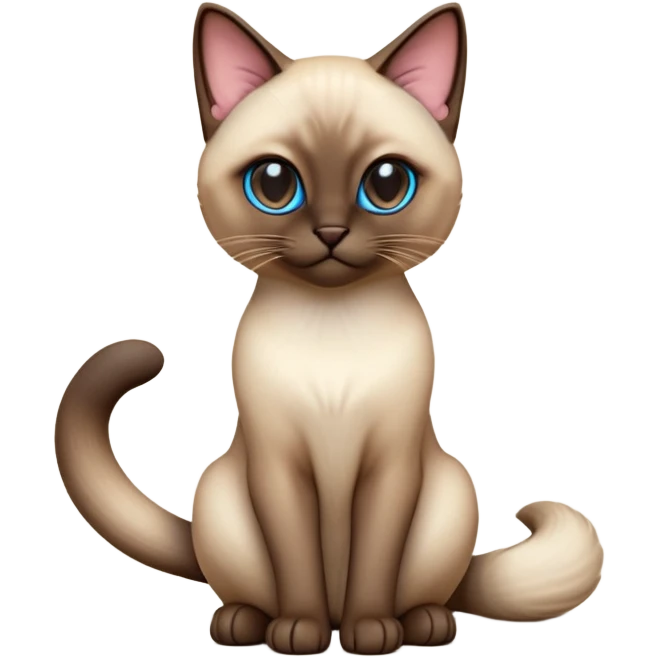 cinematic-[siamese cat]-realistic-full-body-sitting-emoji,-tail-curled-playfully-around-its-paws,-head-tilted-dramatically,-sleek-[siamese]-fur,-simplified-yet-realistic-focused-features,-highly-detailed,-glowing-with-an-almost-sarcastic-glow emoji