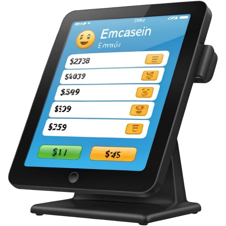 POS screen

 emoji