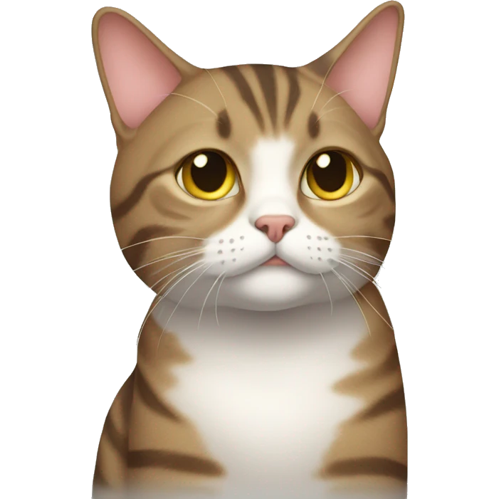 a fat tabby cat emoji