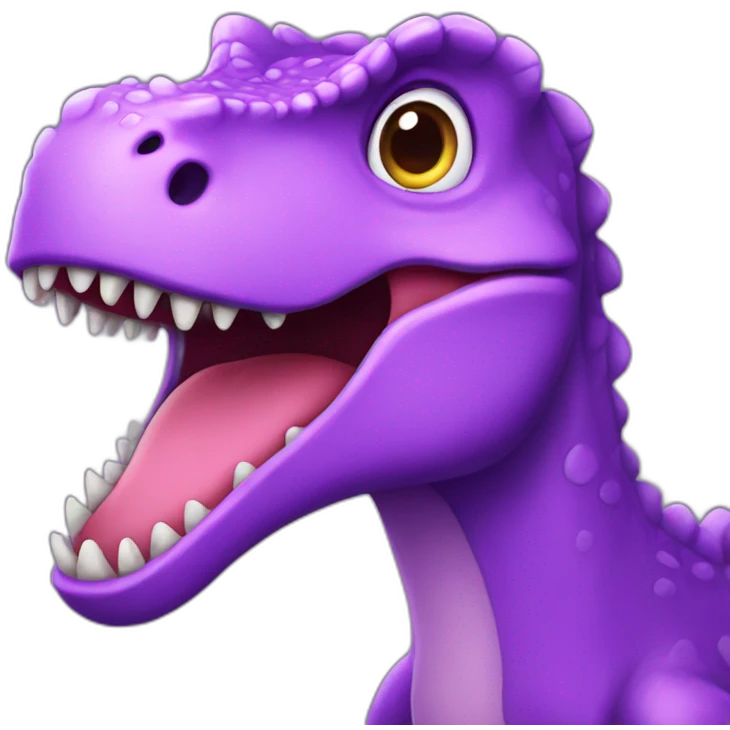 Dinosaur violet emoji