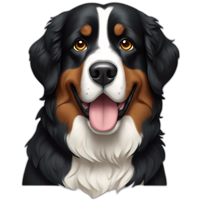Irish Bernese mountain dog emoji