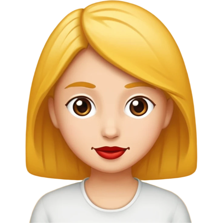 kırmızı toka takan kadın emoji