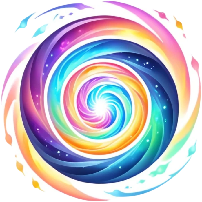 magical portal with swirling colors and mystical energy emoji