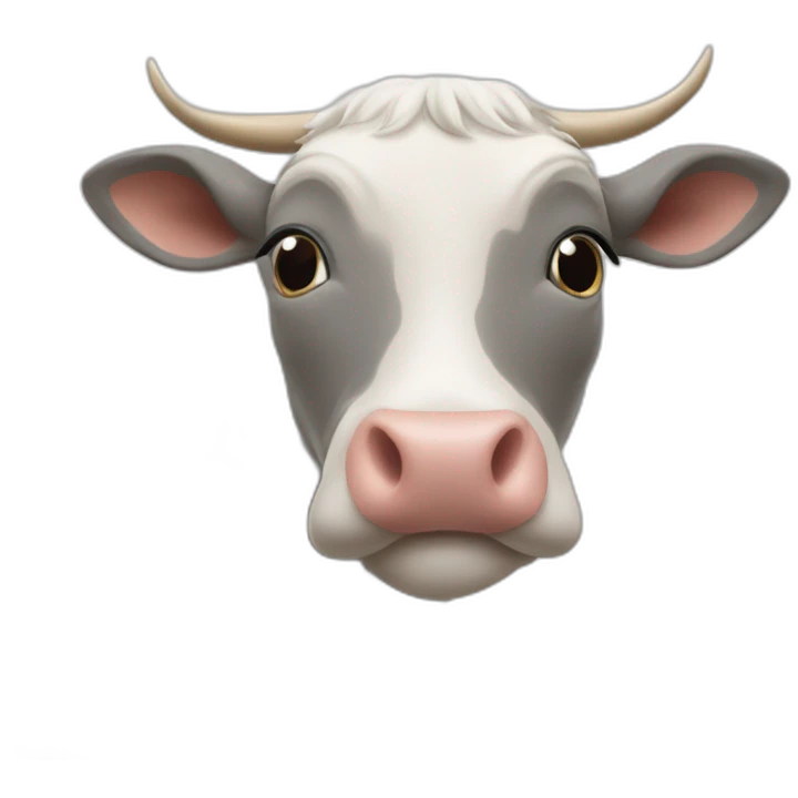 Dauphin avec une vache emoji