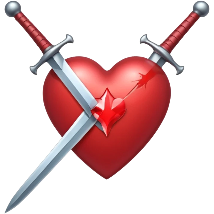 heart with sword emoji