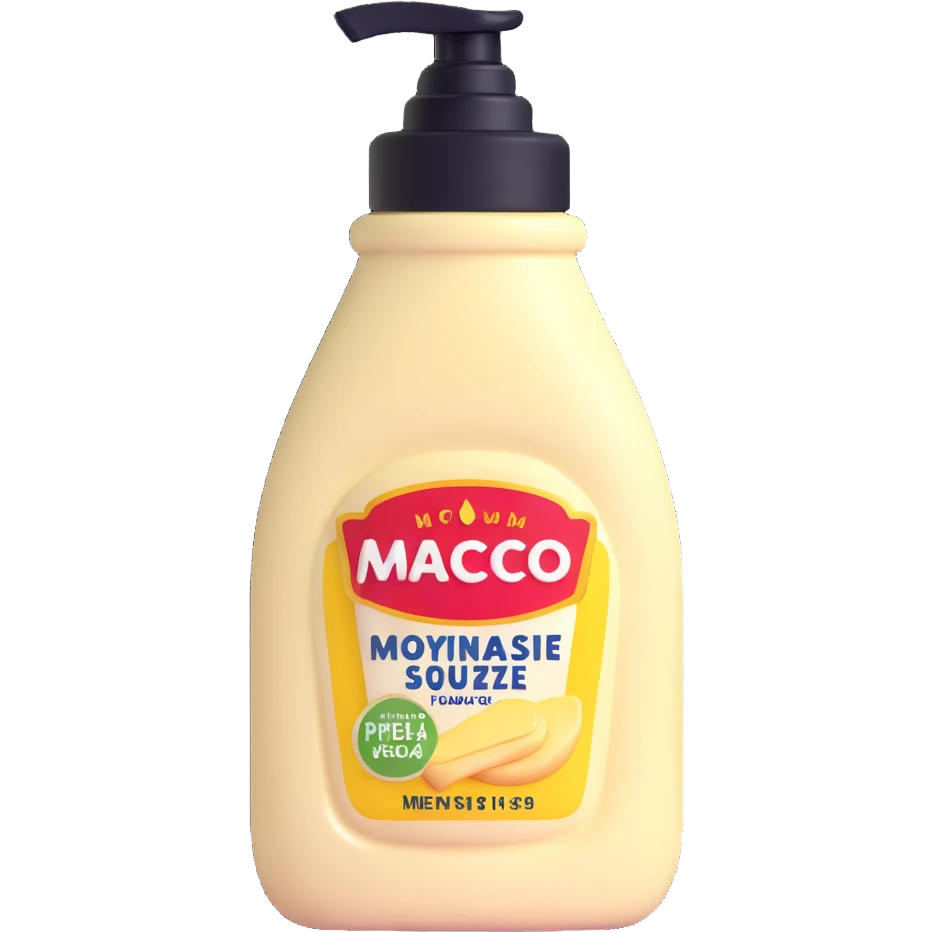 mayonnaise squeeze bottle emoji