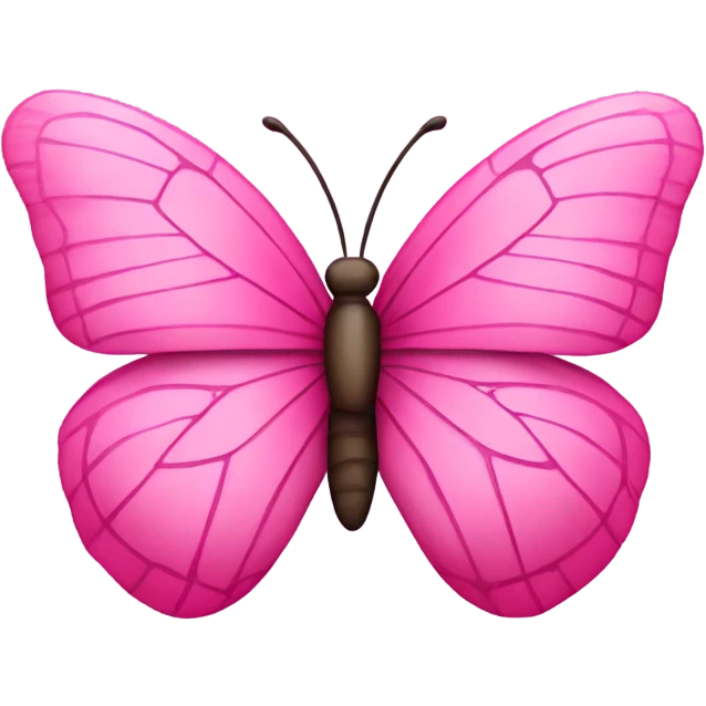 Pink butterfly with the letters GVO emoji