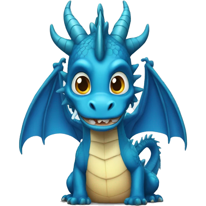 blue dragon iphone emoji