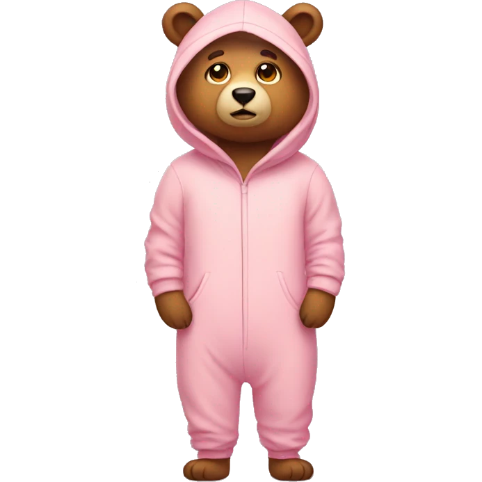 Bear in onesie  emoji
