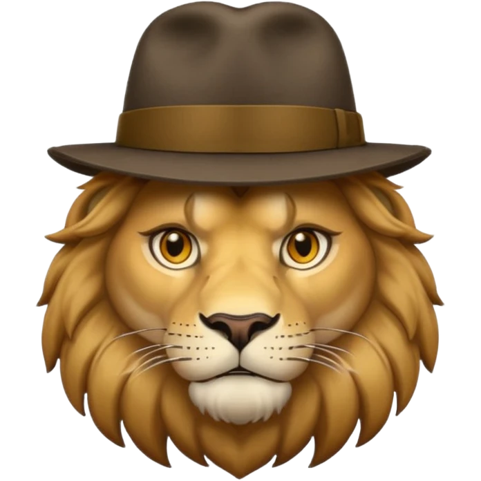 lion   gangster  emoji
