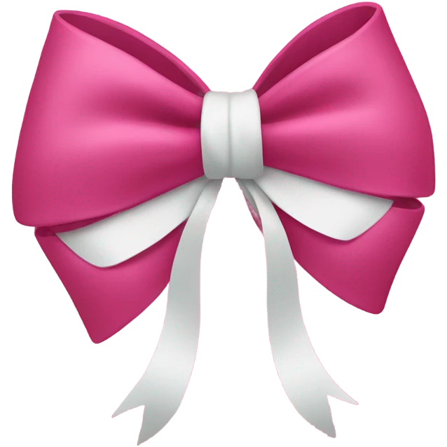 Bow on cheery emoji