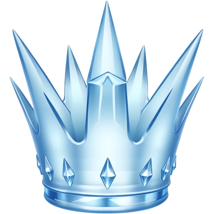 ice crown with only 3 spikes emoji