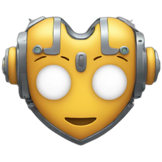 Robot heart foundation emoji