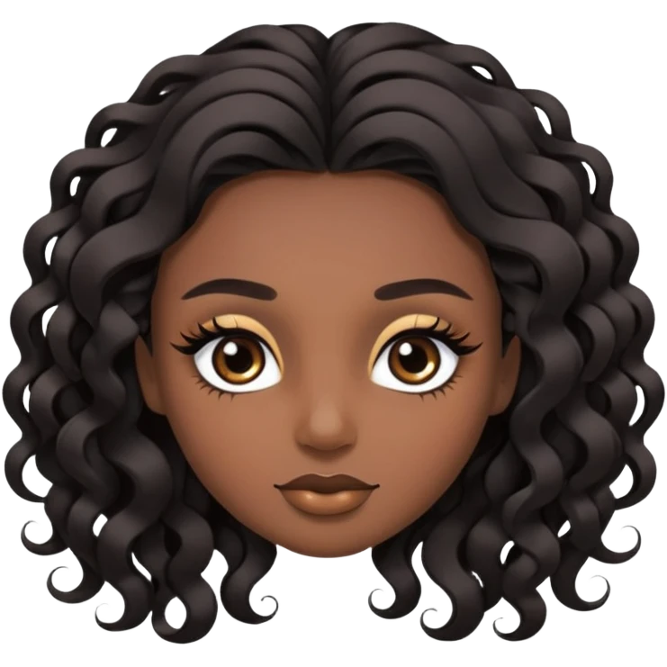 lash and brows done without women emoji