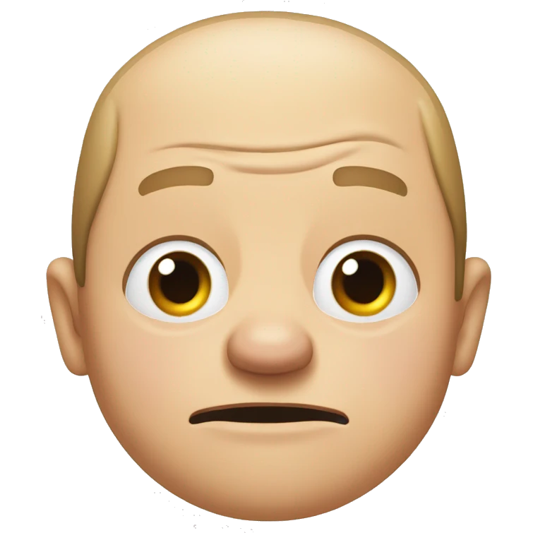 Olaf Scholz cry emoji