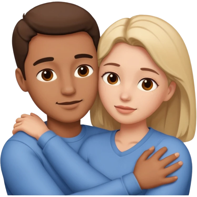 Naked man and woman laying together emoji