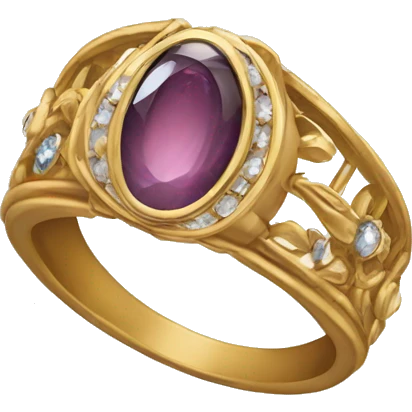 beautiful costue ring emoji