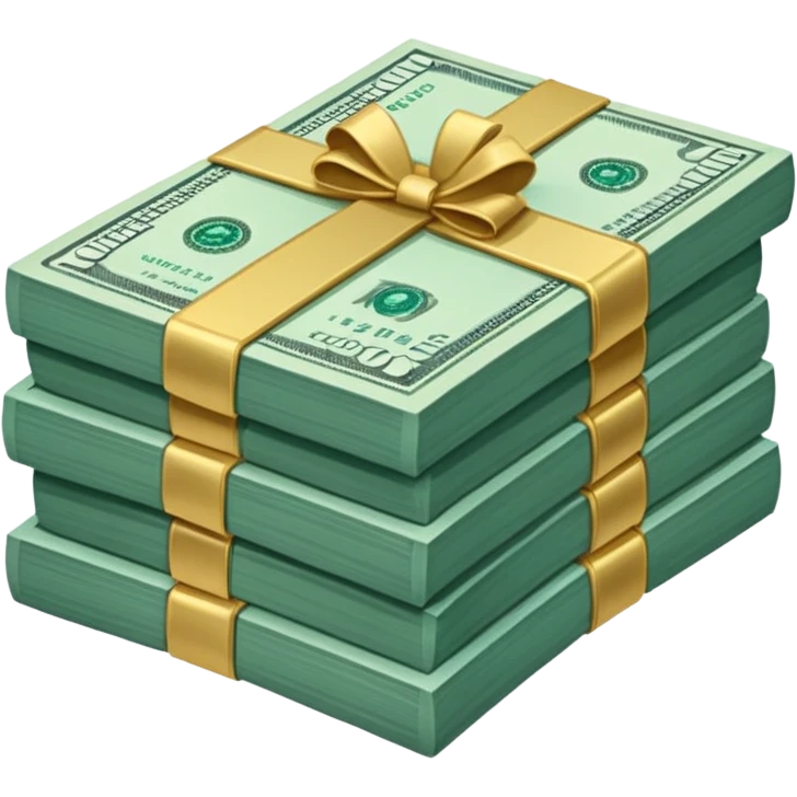 Teal $1 million dollars emoji