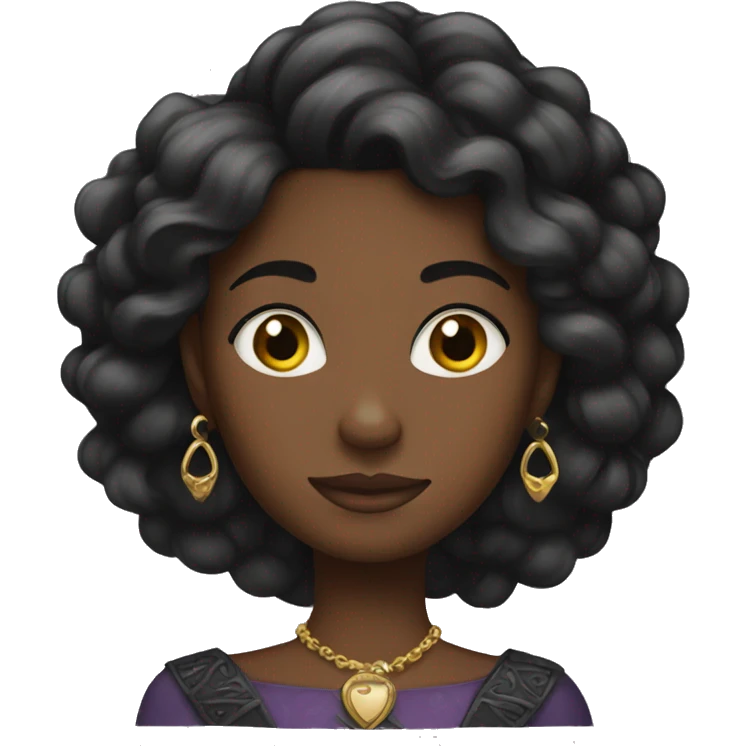 Black princess emoji
