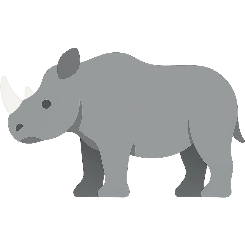 Rhinoceros emoji