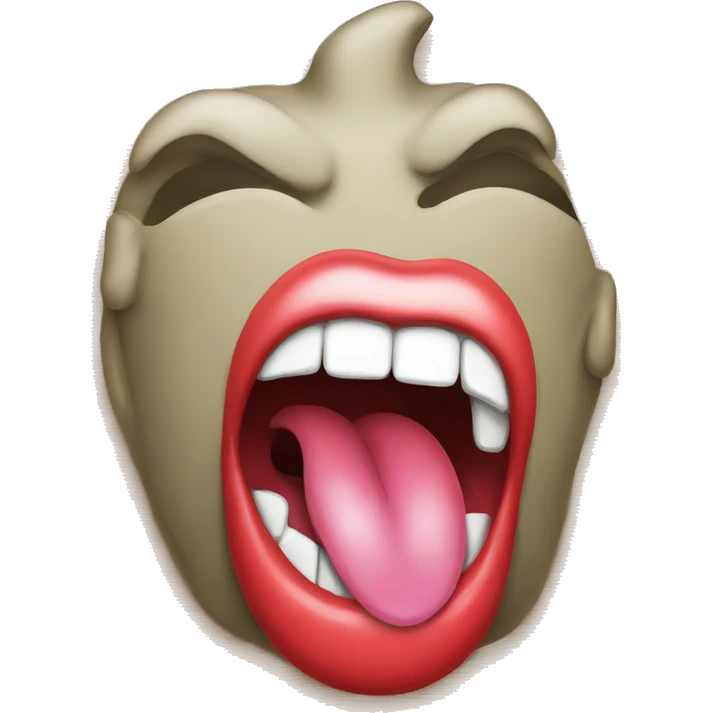 rolling stones tongue emoji